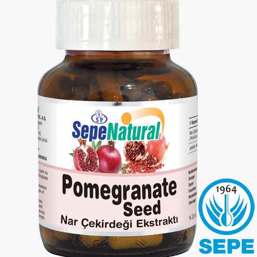 Pomegranate Seed Extract Kapsül 90 x 530mg Nar Çekirdek Ekstresi