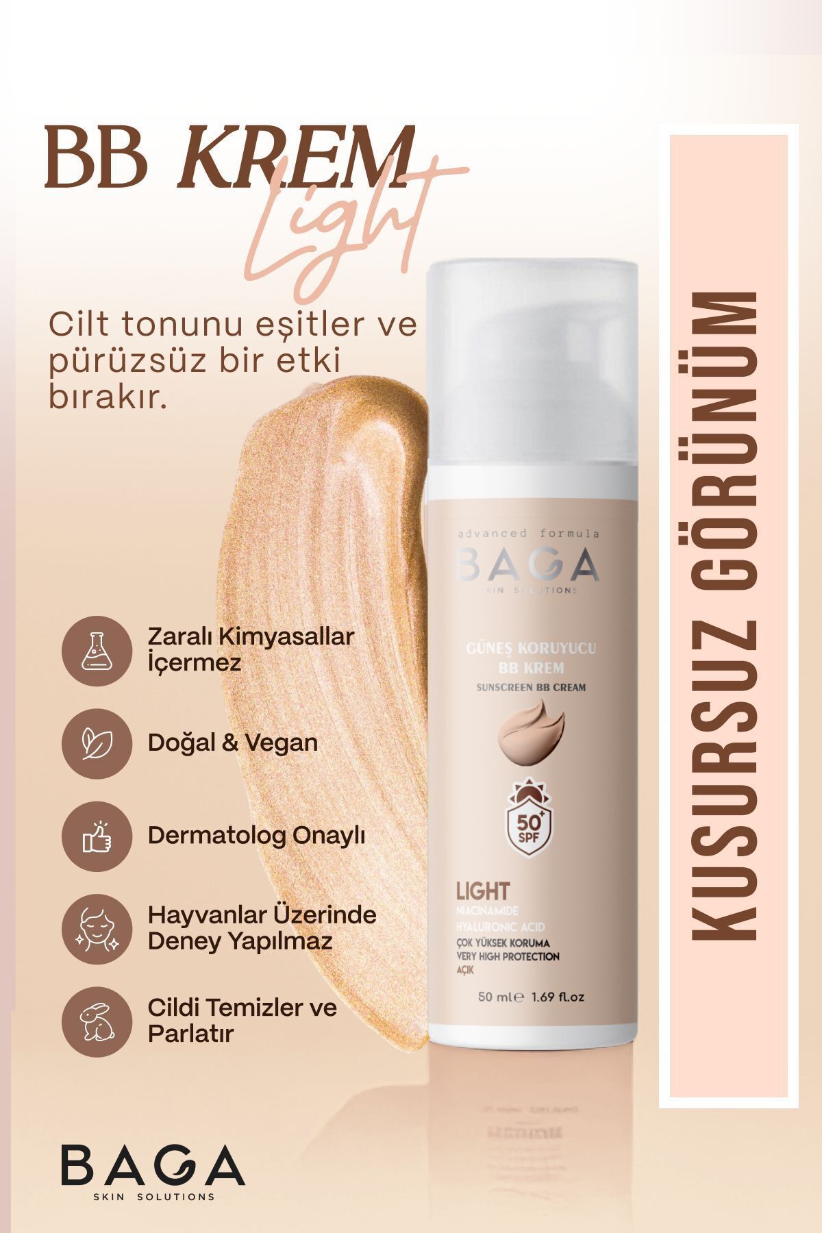 Baga 0319 BB Krem Light 50 ml