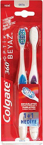 Colgate 360 Diş Fırçası Orta 1+1