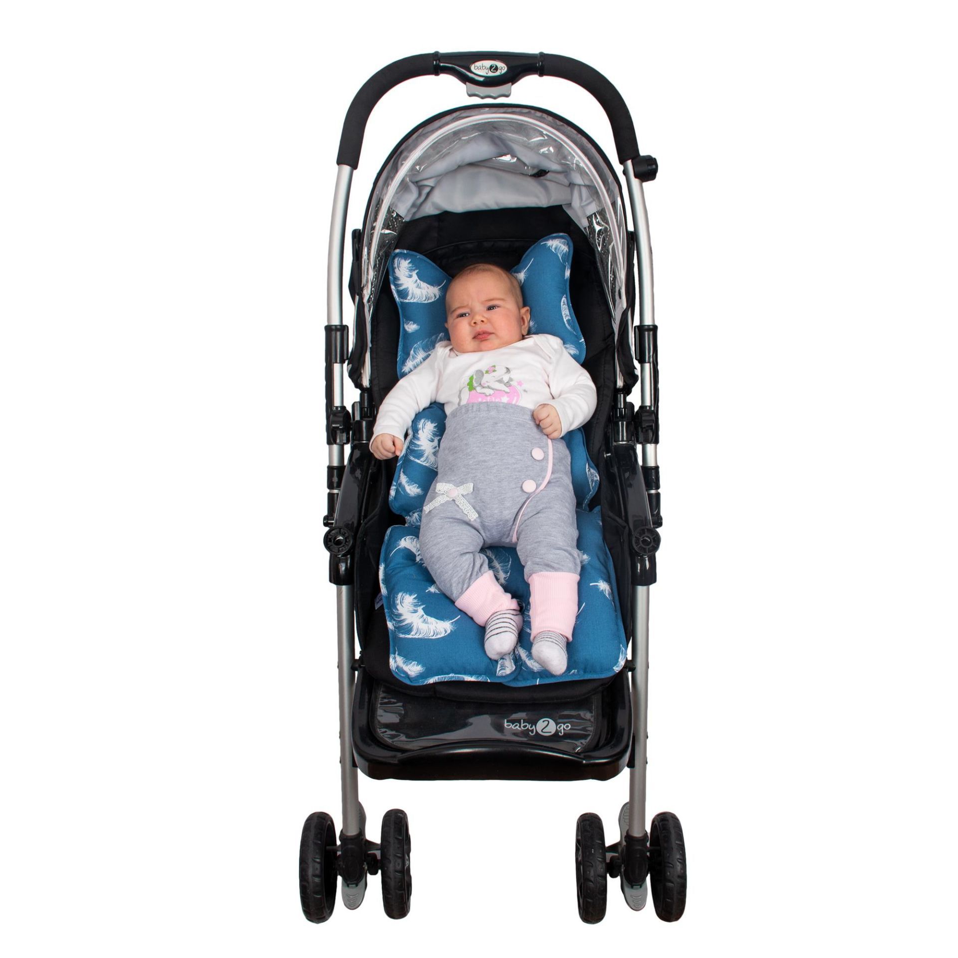 Sevi Bebe Puset ve Oto Koltuğu Minderi - Tüy Desen