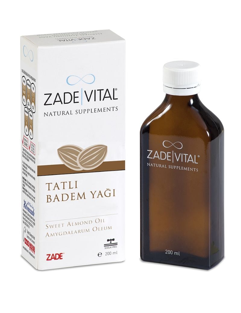Zade Vital Tatlı Badem Yağı 200 Ml