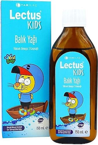 Lectus Kids Balık Yağı Karışık Meyve Aromalı 150 ml