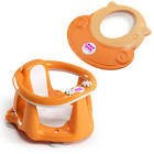 Okbaby Flipper Evol Banyo Oturağı + Hippo Banyo Siperliği - Turuncu