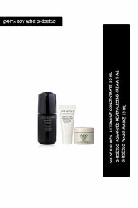 Shiseido Men Ultimune Concentrate 10 ml + Revitalizing Cream 5 ml + Waso Maske 15 ml Set