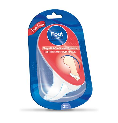 Foot Doctor Tek Delikli Parmak Bunyon Koruyucu 2 Adet
