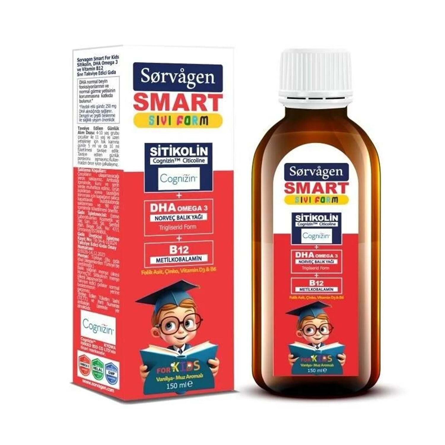Cognion Kids Sitikolin Balık Yağı 150 ml