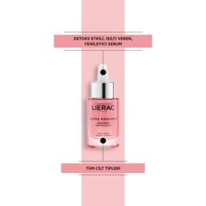 Lierac Supra Radiance Cream Işıltı Veren Yenileyici Krem 50 ml + Supra Radiance Detoks Etkili Serum 30 ml