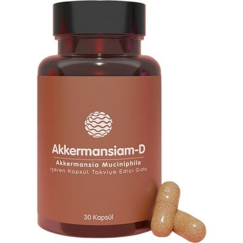 Akkermansiam-D Akkermansia Muciniphila İçeren Takviye Edici Gıda 30 Kapsül