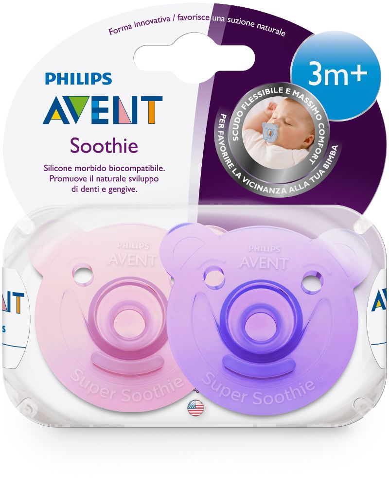 AVENT YALANCI EMZIK SOOTHIE 3+KIZ 2 LI
