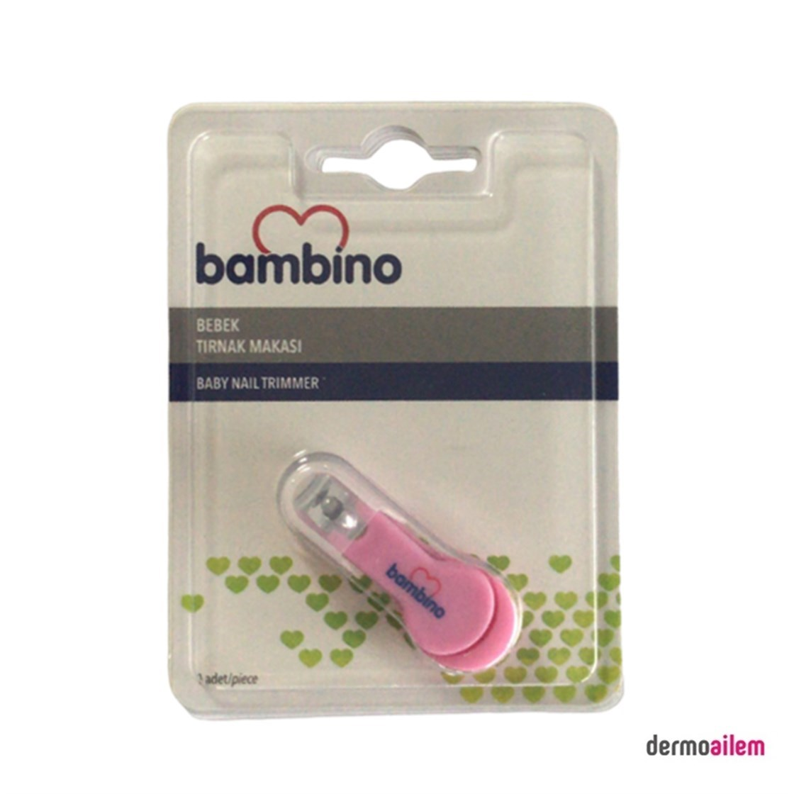 Bambino P0667 Bebek Tırnak Makası - Pembe