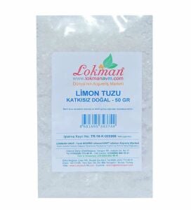 Lokmanavm Limon Tuzu Granül Çakıl 50 gr