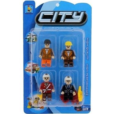 Mega Oyuncak 25792 Ausini City 4'lü Figür
