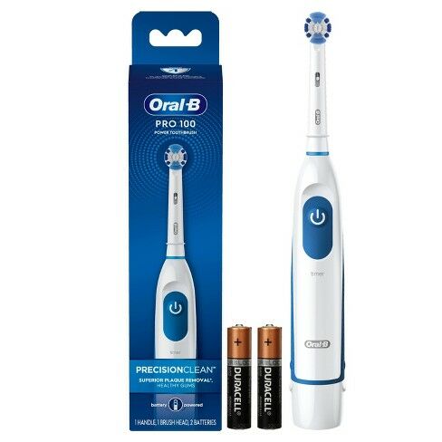 Oral-B Pro 100 Precision Clean Battery Powered Toothbrush