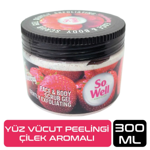 Sowell Yüz ve Vücut Scrup Peeling Çilek 300 ml