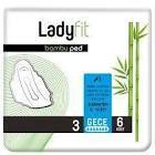 Ladyfit Bambu Ped Gece 6'lı No: 3