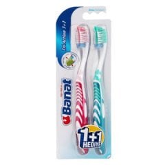 Banat Tri-Action 1+1 Diş Fırçası (orta)