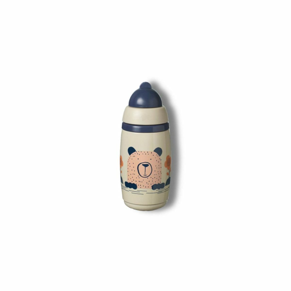 Tommee Tippee Isı Yalıtımlı Pipetli Bardak 266 ml - Gri