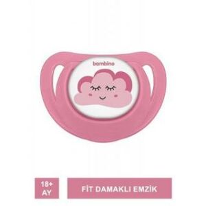 Bambino P2572 Fit Damaklı Emzik 18+ Ay - Pembe