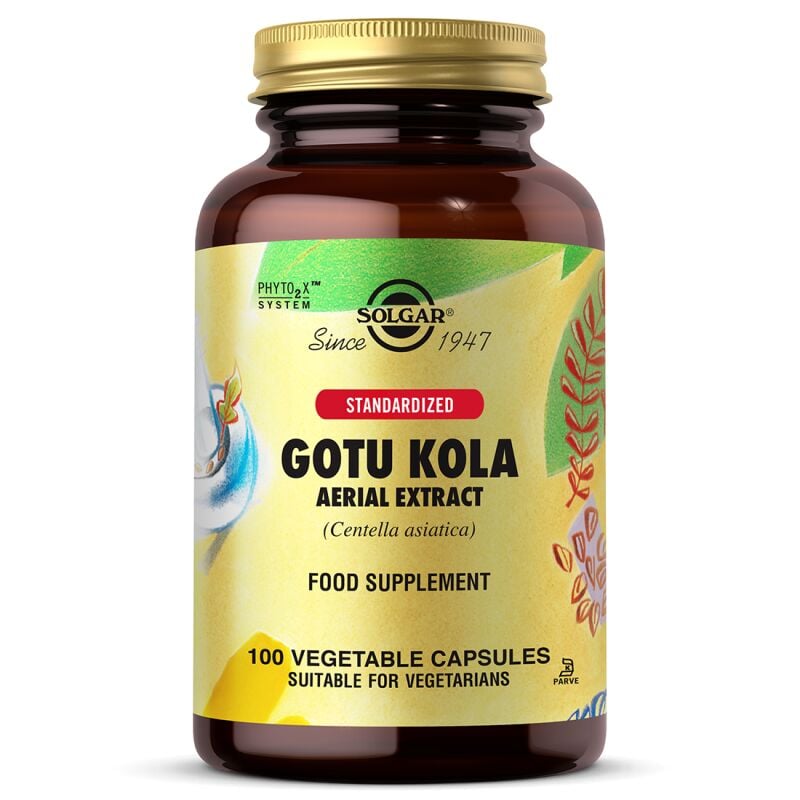 SOLGAR GOTU KOLA AERIAL EXTRACT 100 CAP.