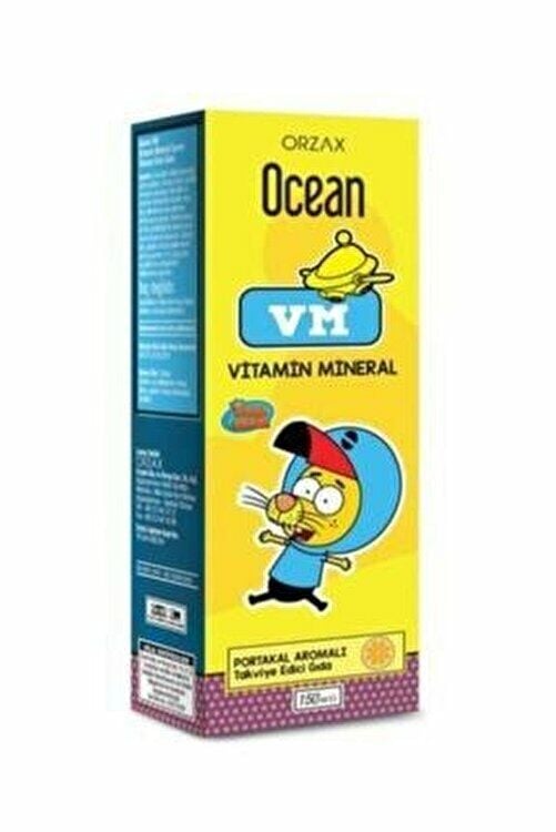 Ocean VM Portakal Aromalı Şurup Kral Şakir 150 ml