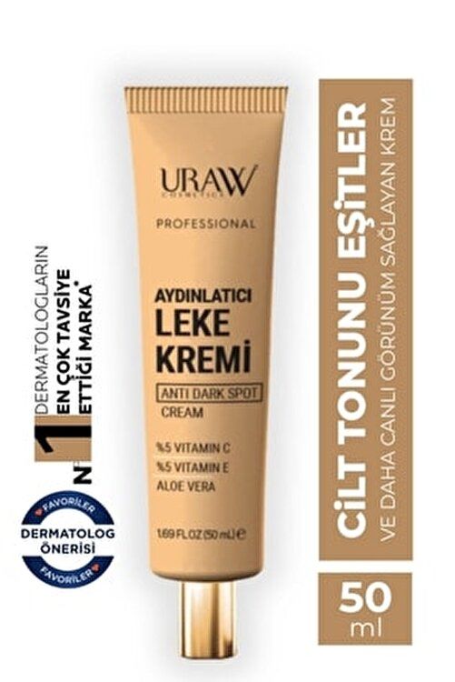 Uraw Cosmetics Aydınlatıcı Leke Kremi 50 ml