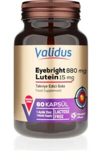Validus Eyebright Lutein 880 mg 60 Kapsül