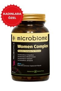 Microbiome Probiotic Complex For Women L. Jensenii Crispatus Gasseri Rhamnosus 30 Kapsül