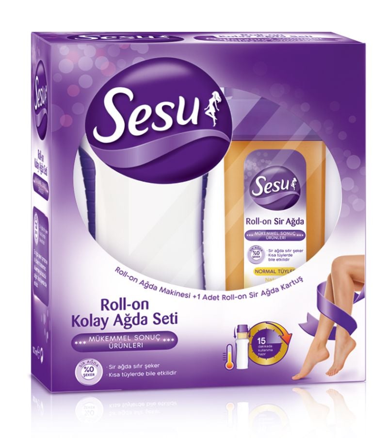 Sesu RollOn Kolay Ağda Seti Isıtıcı + Kartuş