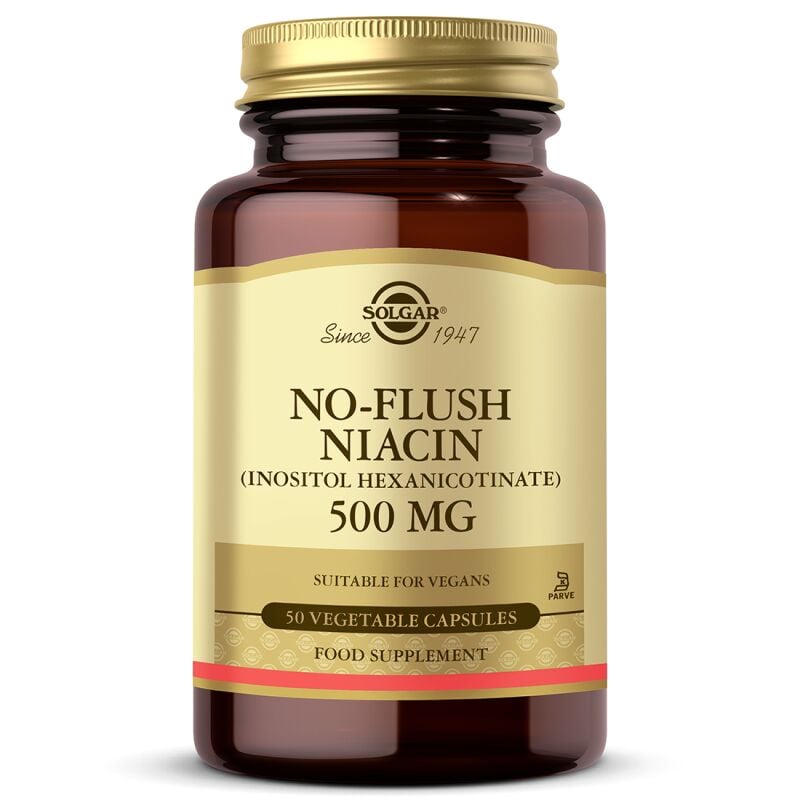 SOLGAR NO FLUSH NIACIN 500 MG 50 CAP.