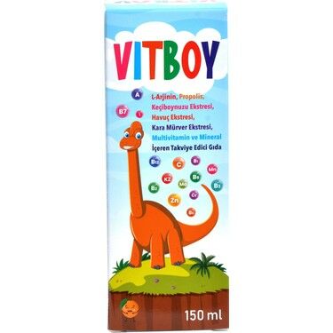 Vitboy Multivitamin ve Mineral İçeren Takviye Edici Gıda 150 ml