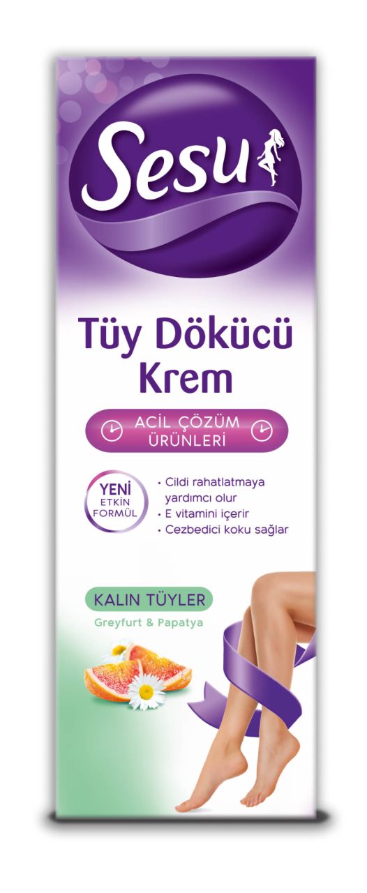 Sesu Tüy Dökücü Krem 100Gr Kalin Tüy