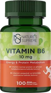 Nature's Supreme Vitamin B6 10 mg 100 Caps