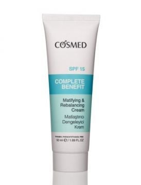 Cosmed Complete Benefit Matlaştırıcı Dengeleyici Krem SPF 15 50ml