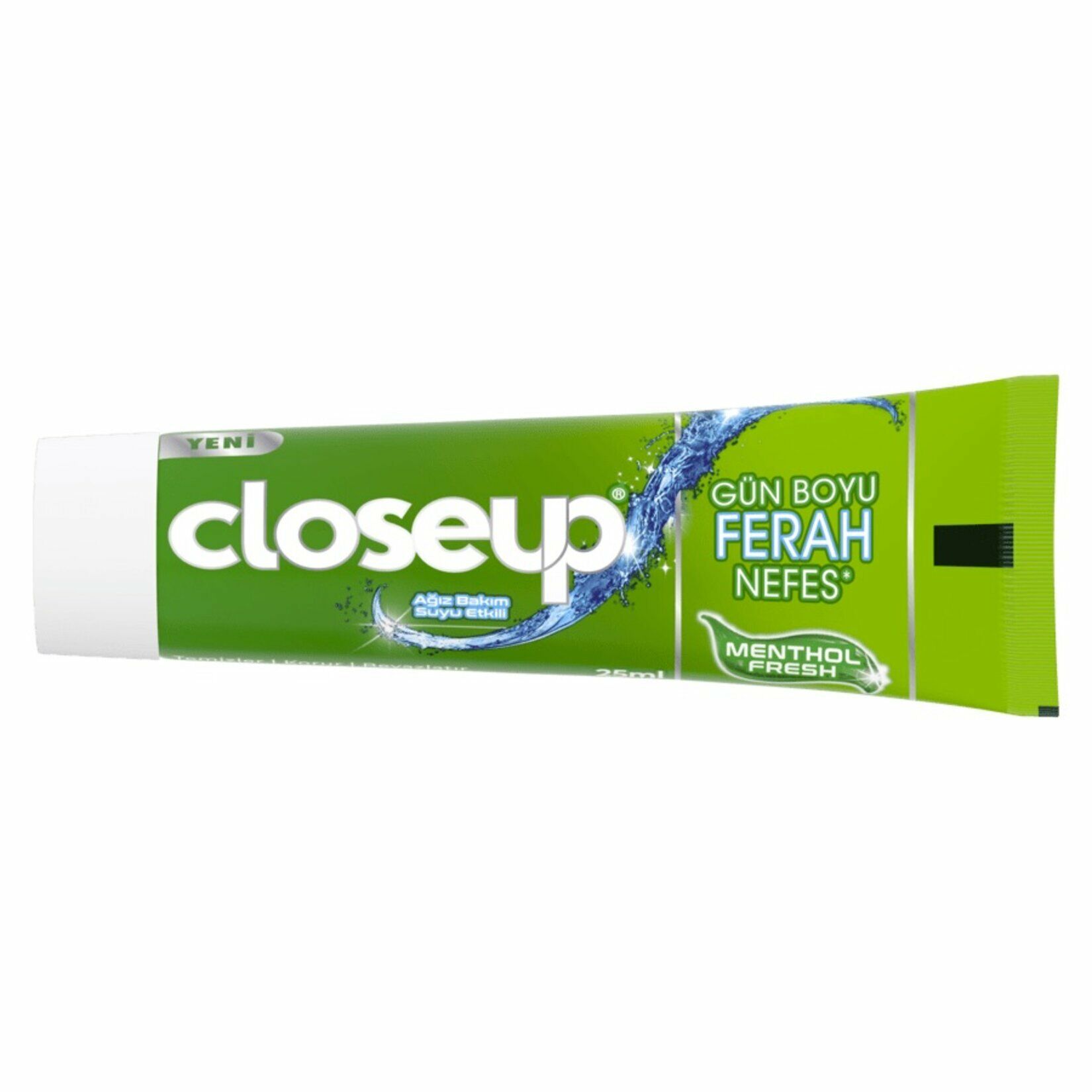 Closeup Ağız Bakım Suyu Etkili Mentol Diş Macunu 25 ml