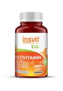 İnsvit Kids Multivitamin 60 Gummy