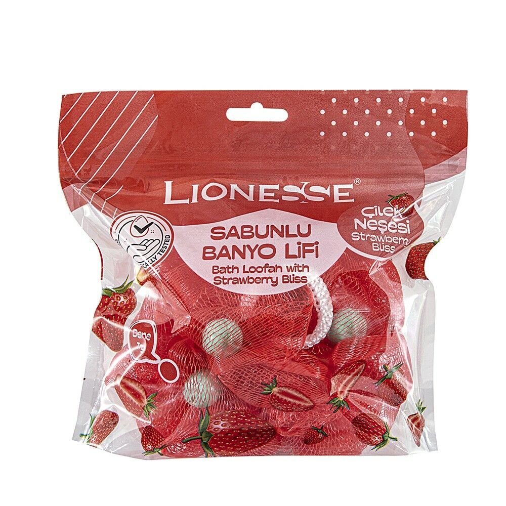 Lionesse Çilek Sabunlu Banyo Lifi 952
