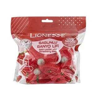 Lionesse Çilek Sabunlu Banyo Lifi 952