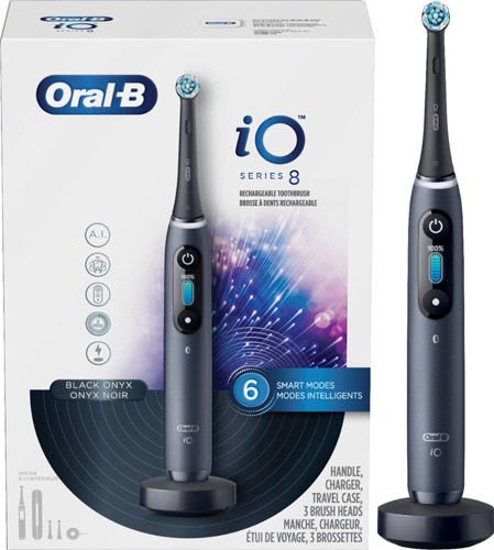 Oral-B iO 8 Şarjli Diş Fırçası Siyah