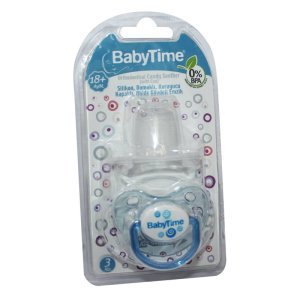 Babytime Silikon Damaklı Akide Gövdeli Emzik No:3 18+ Ay BT133-3