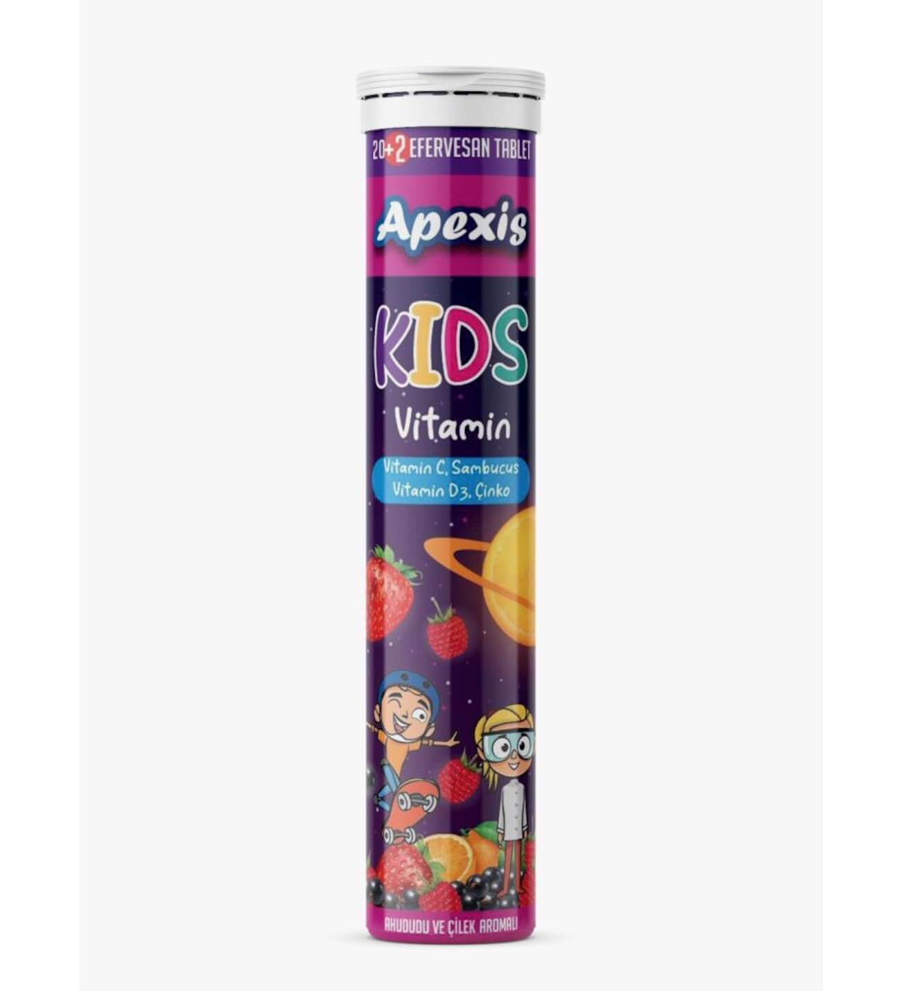 Apexis Kids Vitamin 20 Efervesan Tablet