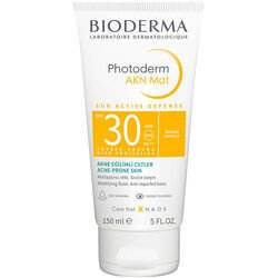 Bioderma Photoderm AKN Mat Güneş Koruyucu Krem SPF30 150 ml + Sebium Foaming Gel 100 ml Kofre