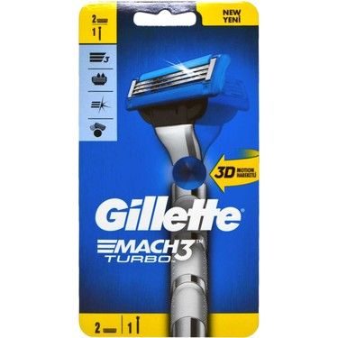 Gillette Mach 3 Turbo 3D Tıraş Bıçağı