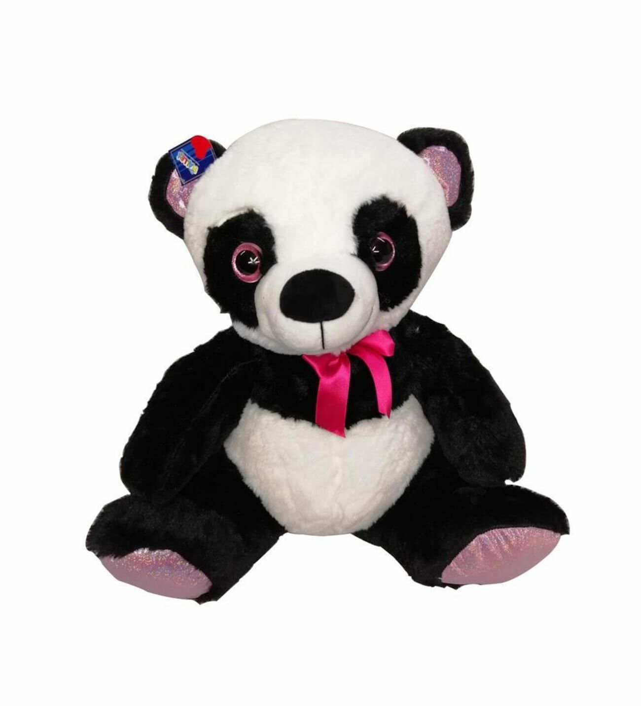 Halley Oyuncak 78707 Peluş Parlak İri Gözlü Panda 45 cm