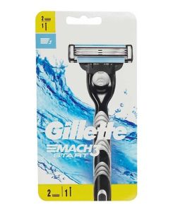 Gillette Mach3 Start Aqua-Grip Tıraş Makinesi + 2 Yedek Bıçak