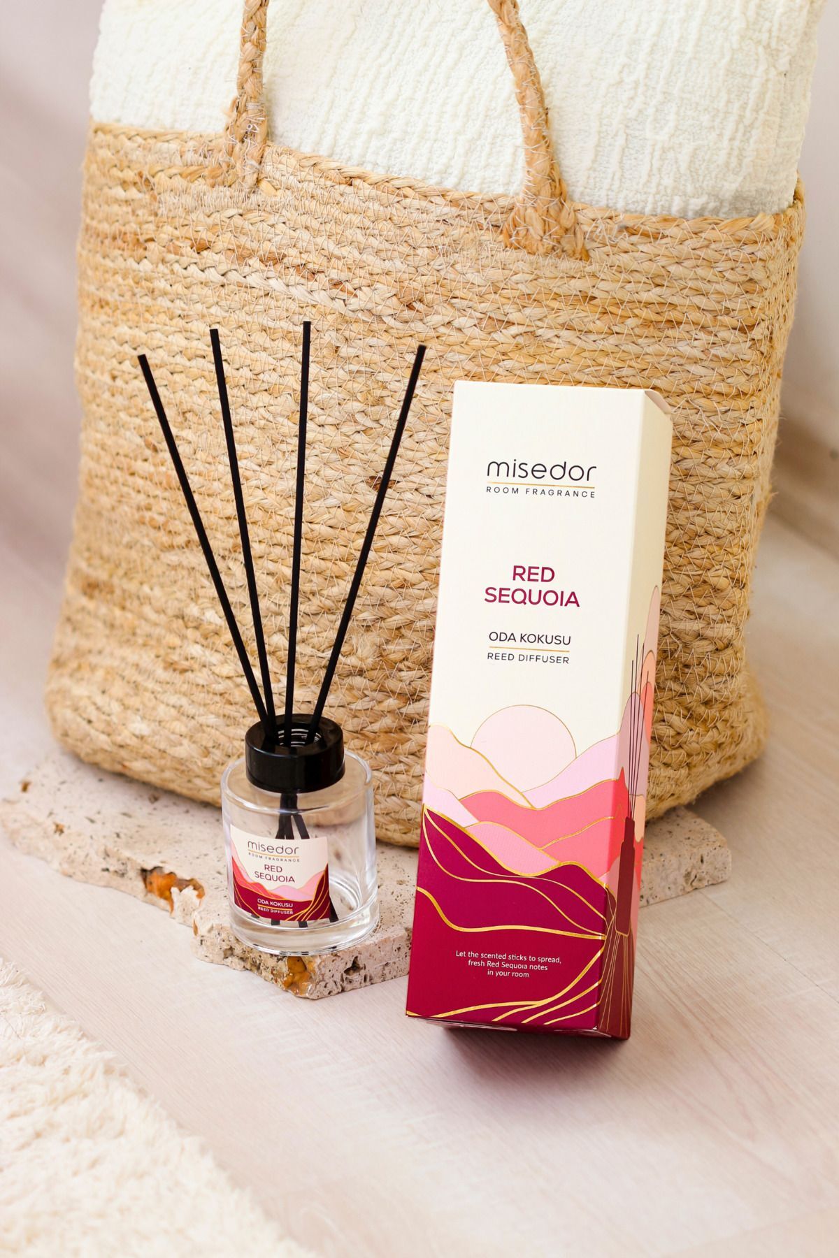 Misedor Red Sequoia Çubuklu Oda Kokusu 120 ml