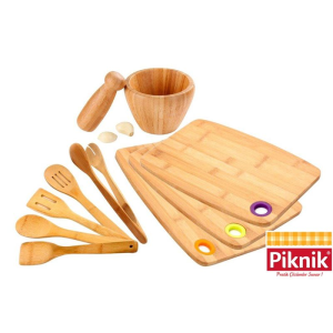 Piknik Mutfak Gereçleri Ağaç Bambu Kasik 1371P