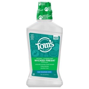 Tom's Of Maine Wicked Fresh Ağız Gargarası Cool Mountain Mint 473 ml
