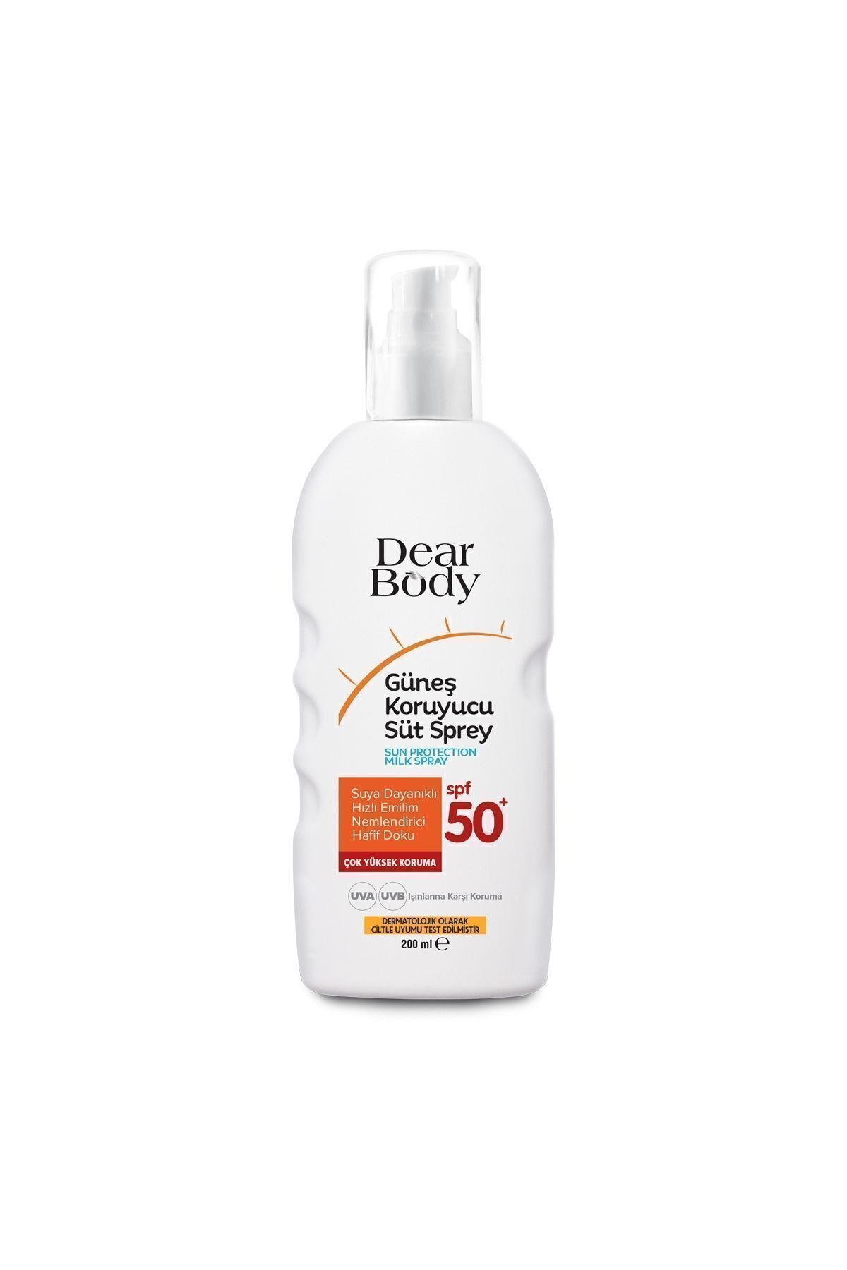 Dear Body Güneş Koruyucu Süt Sprey SPF30+ 200 ml