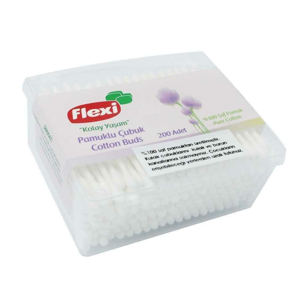Flexi Pamuklu Çubuk 200'lü