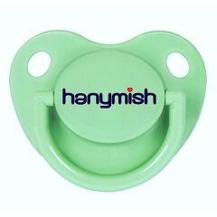 Hanymish 121 Rainbow Silikon Damaklı Emzik No: 1 - Yeşil